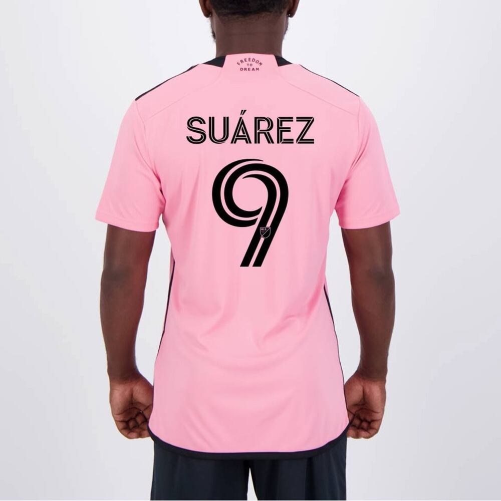 Adidas Inter Miami Home 9 Suárez Jersey MSRP $115 NWT Youth Size M 11-12Y - Picture 2 of 4